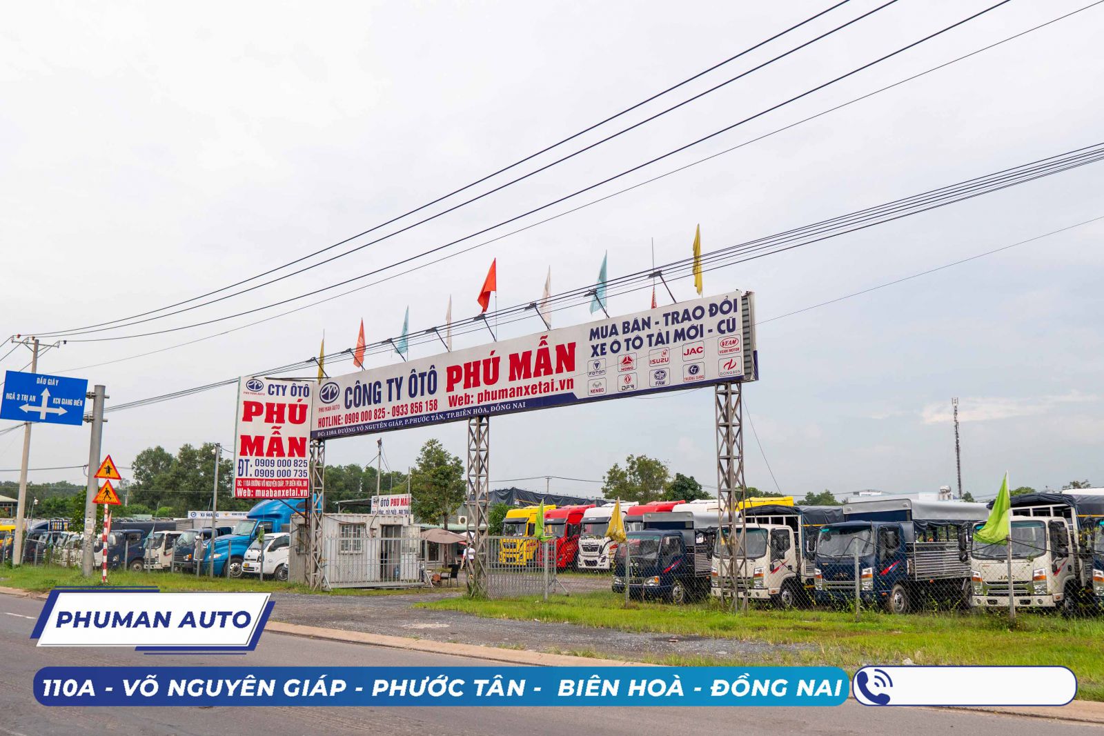 xe tải phú mẫn chi nhánh Đồng Nai